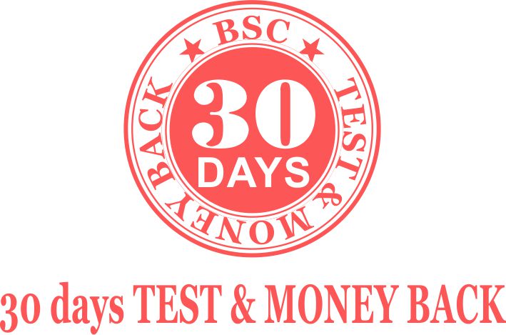 30 DAYS TEST & MONEY BACK